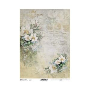 Papier Ryzowy A4 Kwiaty