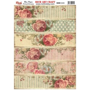 8488 Rizoxarta Decoupage Ntekoupaz Rice Papers Rich