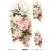 Ριζόχαρτο Itd 21x29cm Μπουκέτα με ροζ λουλούδια R1198