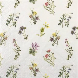 Ambiente Mixed Flowers White 13317465q