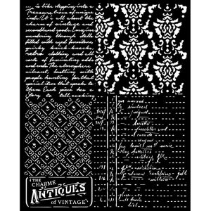 Thick Stencil Stamperia 20x25cm Brocante Antiques Mixed Textures 1200x1200