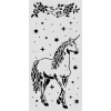 Stamperia Wonderland Unicorn 10x5 Stencil Kstdl162 600x600