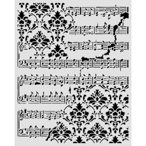 Stamperia Symphony Thick Stencils 20x25cm Ccore An 1 