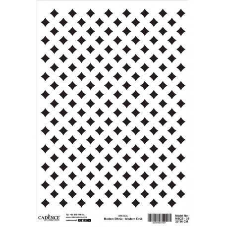 Stencil Modern Ethnic 25x36 Cm Stencil Modern Ethnic 25x36 Cm