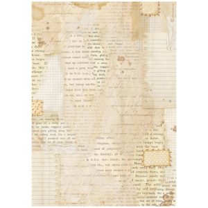 Stamperia A4 Rice Paper Selection Cozy Family 7