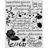 Stamperia Flowers And Poems Latin Inspirations Stencil Kstd221 Grande
